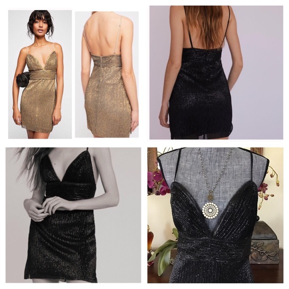 🆕Free People By Saylor Frankie Sequin Mini. NWOT. - Picture 2 of 8